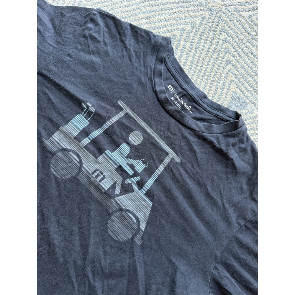Travis Mathew Golf Cart T-Shirt - Black - Medium